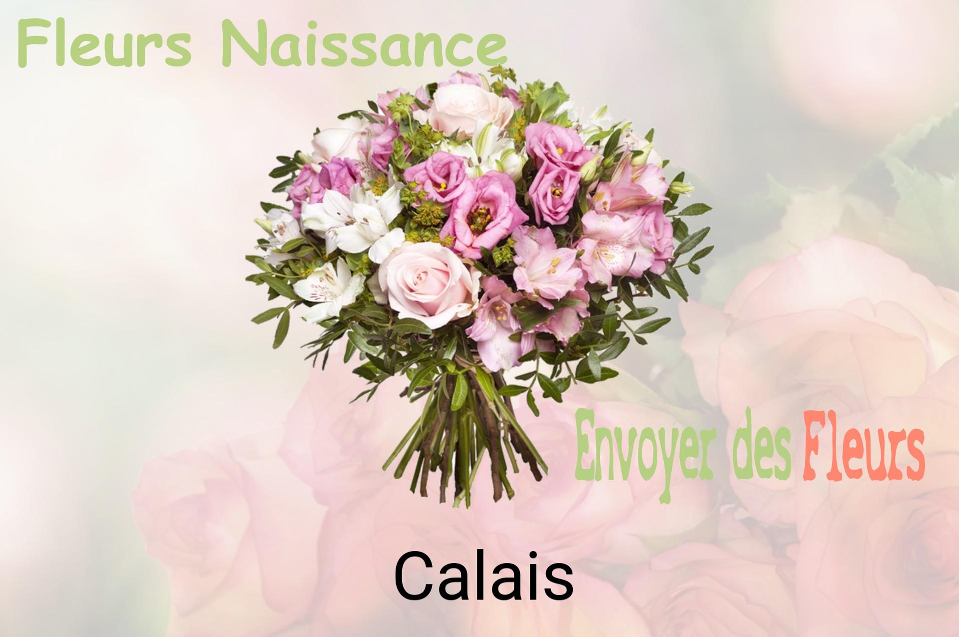 Bouquet de fleurs de naissance livré à Calais